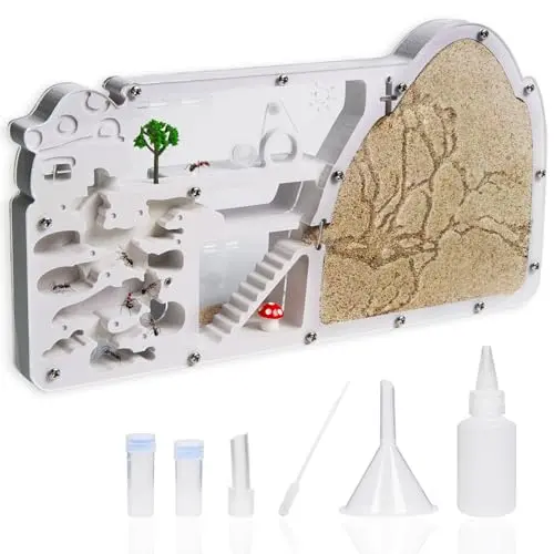 Large yellow Ant Farm Castle with viewing area and tools