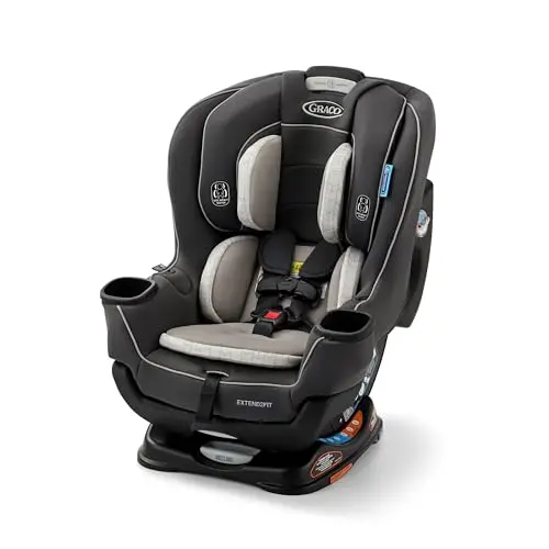 Graco Extend2Fit convertible car seat with extended legroom panel
