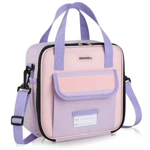 REDSHELL Purple Tactical Square Lunch Box for kids