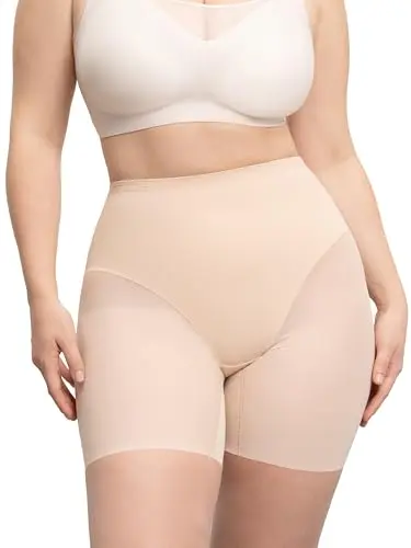 WAISTLINE women's anti-chafing compression shorts for thigh protection and tummy control