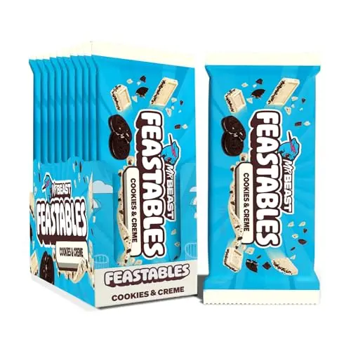 Feastables Cookies & Creme King Size Chocolate Bar multipack