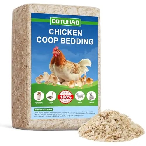 DOTUHAO pine wood shavings chicken coop bedding