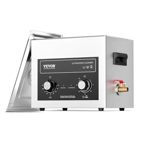 VEVOR 10 liter digital ultrasonic cleaner with timer