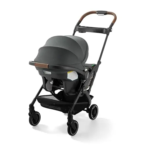 Graco Gomax Next Gen travel system with car seat and folded stroller