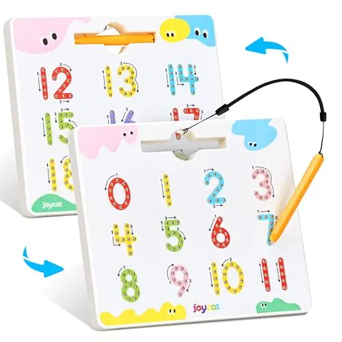 JoyCat Magnetic Number Tracing Board with stylus