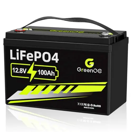 GREENOE 12V 100Ah Group 31 Lithium Iron Phosphate battery