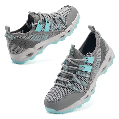 Ziitop Women's Hiking Water Shoes, showing quick-drying mesh and rugged outsole