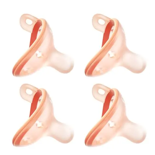 Garkoko baby pacifier with breast-like shape and large air holes