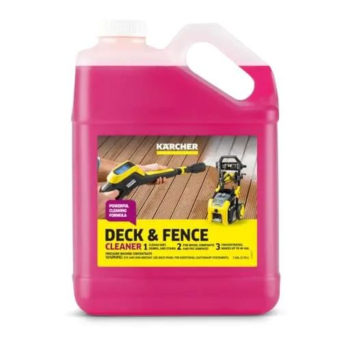 Karcher pressure washer detergent for wood and composite fences