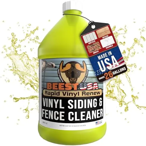 BEEST ultra-concentrated vinyl siding cleaner gallon bottle