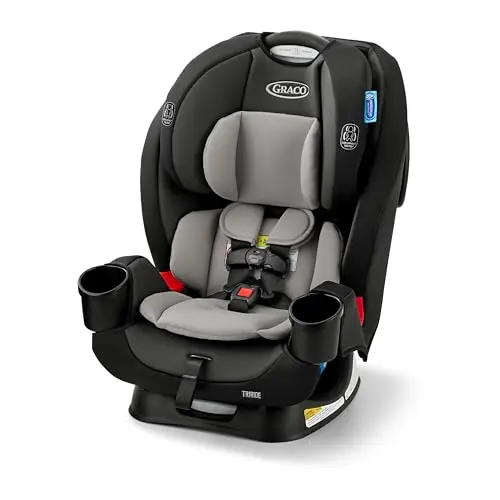 Graco TriRide 3-in-1 convertible car seat in red