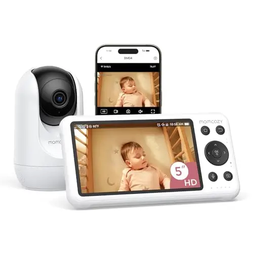 Momcozy BM04 smart baby monitor with WiFi connectivity and app control