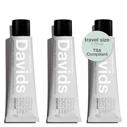 Davids Natural Toothpaste for teeth whitening in tube