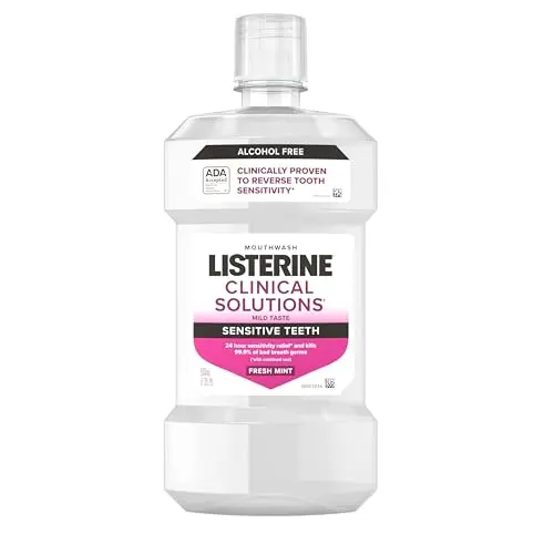 Listerine Clinical Solutions Sensitive Teeth Alcohol Free Mouthwash