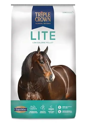 Triple Crown Lite low starch horse feed for weight management