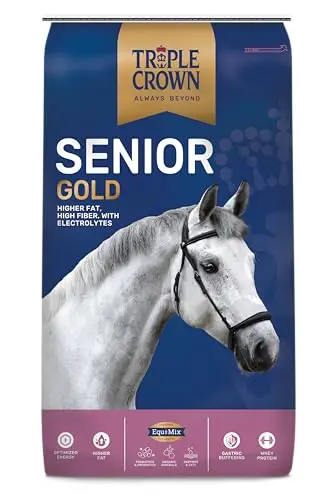 Triple Crown Senior Gold premium horse feed for weight gain