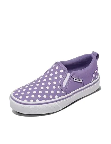 Vans Missy Asher slip-on sneakers for girls with polka dot pattern