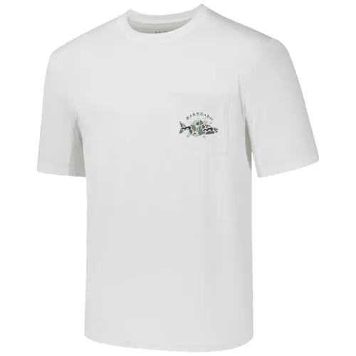 Bassdash FS46M fishing shirt with chest pocket and graphic design