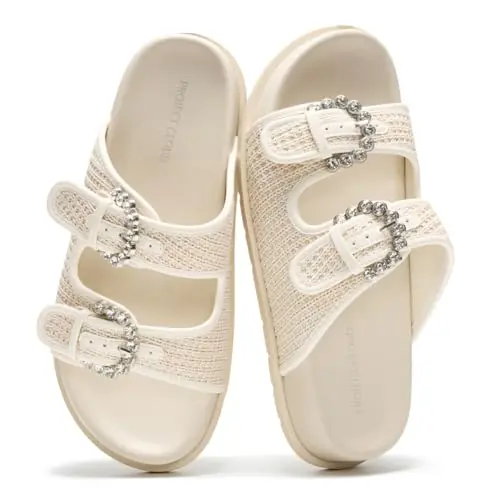 Project Cloud Sharl Sandals for women showing adjustable straps and soft insole