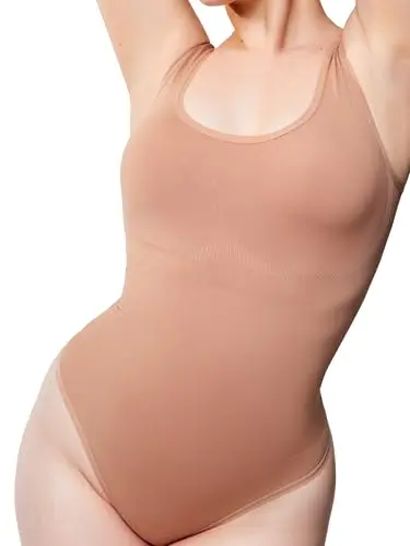WAISTLINE women's sleeveless bodysuit for tummy control and waist shaping