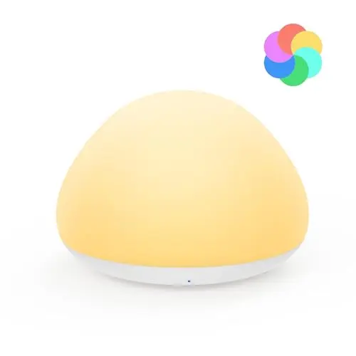 JolyWell soft silicone baby night light in a nursery setting