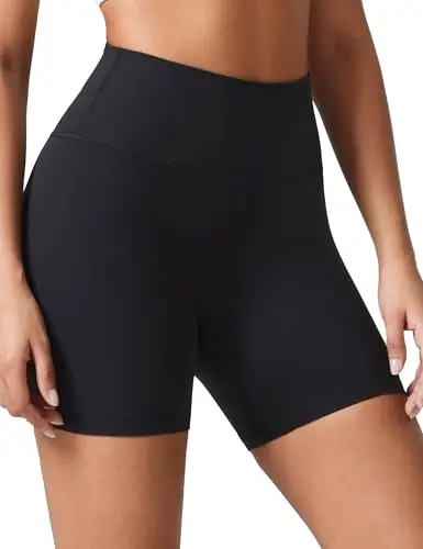 Colorfulkoala Dreamlux No Front Seam Shorts in black