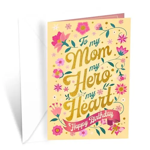 Prime Greetings eco-friendly birthday card for mom with heartfelt message