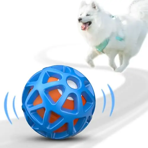 seagi orange interactive bouncing ball toy for dogs