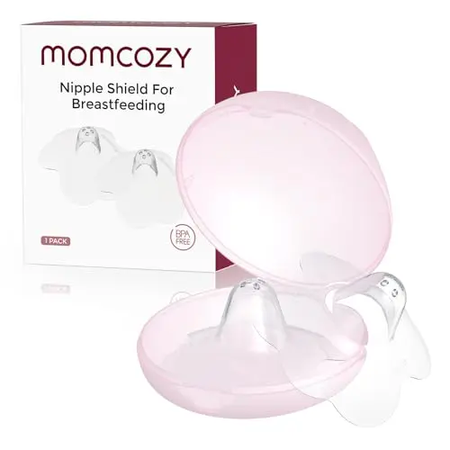 Momcozy Floral patterned contact nipple shield