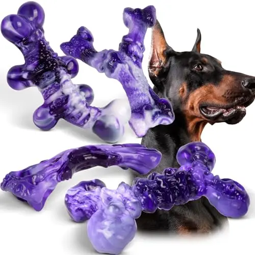 KSEROO X four pack of purple nylon chew toys for extra large dogs
