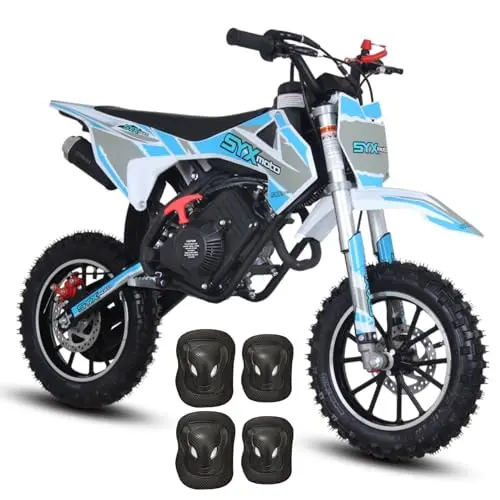 SYX MOTO 60cc kids dirt bike in blue/black color