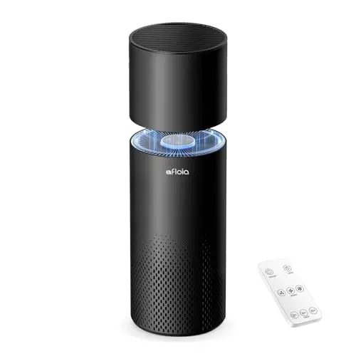 Afloia Kilo Pro air purifier and humidifier combo unit in black