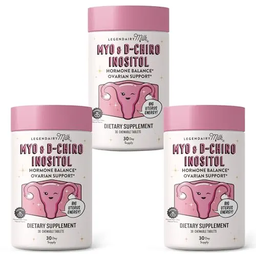 Legendairy Milk Myo Inositol chewable tablets for women's hormonal health