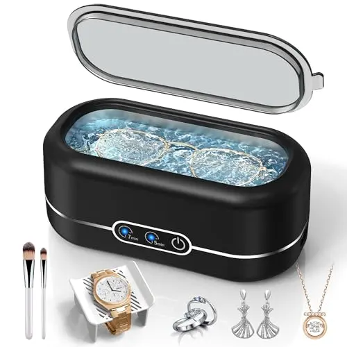 Miorcols black ultrasonic jewelry cleaner machine