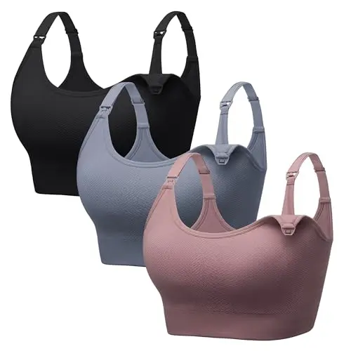 Angelhood non-padded minimizer nursing sports bralette