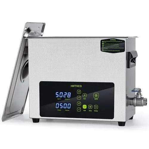 MNTNCO 6L Ultrasonic Cleaner with touch controls