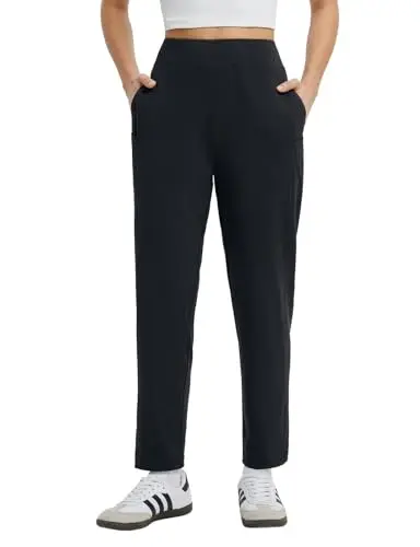 BALEAF women's ankle-length travel pants with six pockets