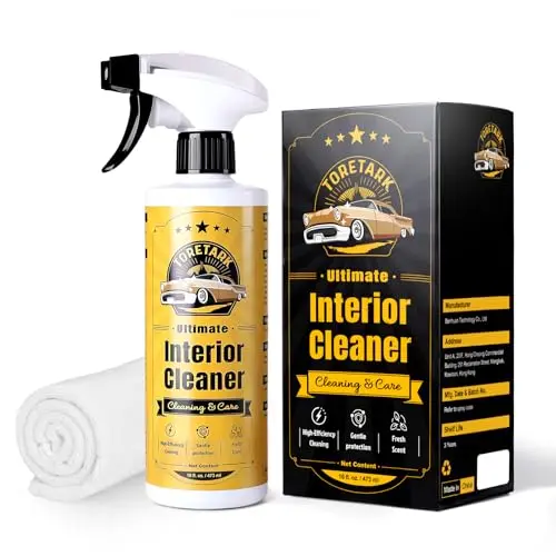 Toretark Car Interior Cleaner bottle with foam and mist switch