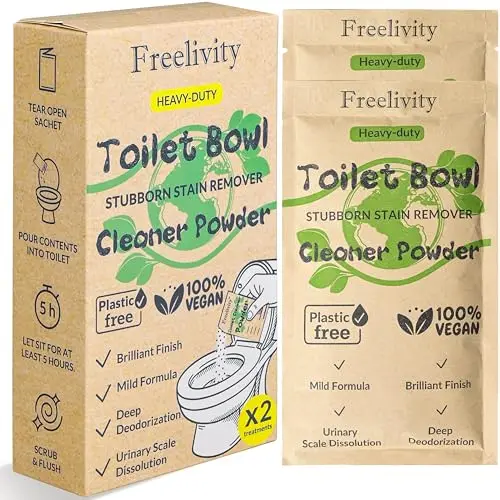 Freelivity Heavy Duty Toilet Bowl Cleaner Powder packet