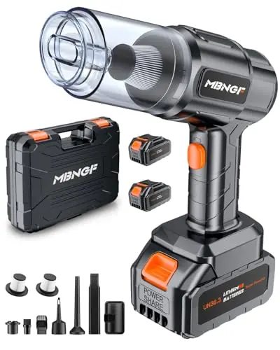 MBNGF X9 ULTRA Stellar Black handheld vacuum with long nozzle