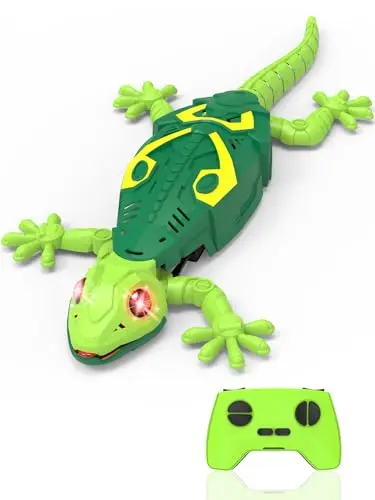 SHANTOU SUNMIR green remote control electric lizard toy crawling on wall