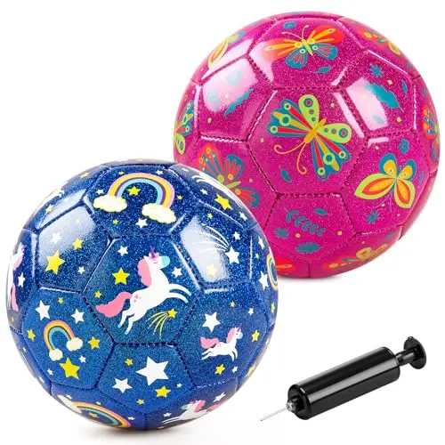 ZOOJOY glitter soccer ball for toddlers