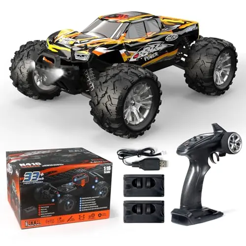XUERENTECH 1:16 scale green and black waterproof RC truck