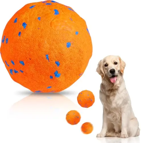 TVM orange interactive dog ball with automatic rolling and bouncing