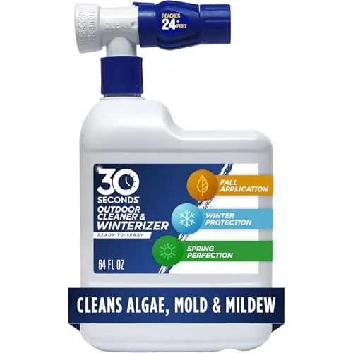 30 SECONDS Outdoor Cleaner & Winterizer hose-end bottle