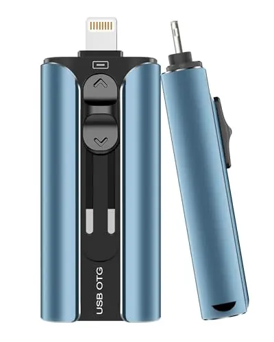 ROSPE 256GB MFi certified thumb drive with keychain for iPhone and iPad