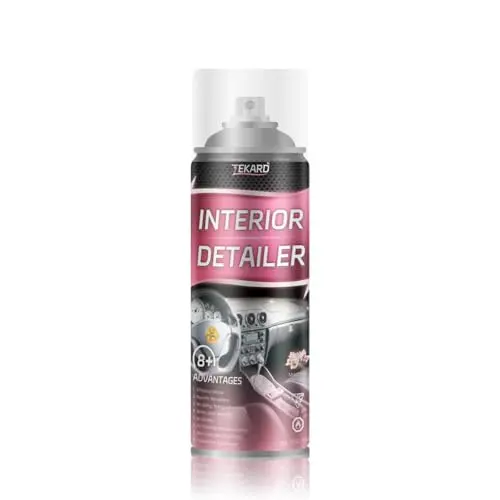 TEKARD Car Interior Cleaner in a silver metal aerosol can