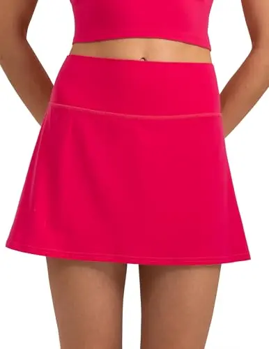 Colorfulkoala Dreamlux Skirt product image showing high-rise waist and built-in shorts