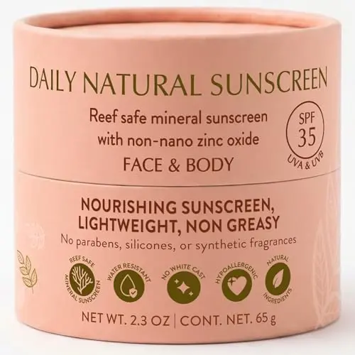NATU BOTANICALS Daily Natural Sunscreen SPF 35 bottle