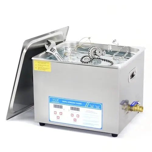 VUA 15 liter commercial ultrasonic cleaner digital